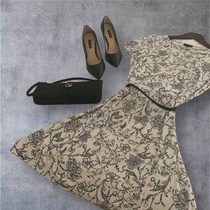 J Jill, Wearever collection  black and white dress